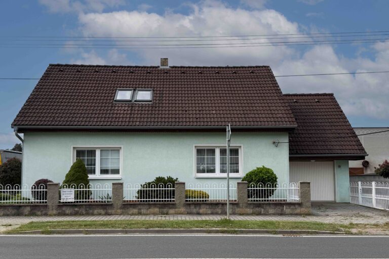 Původní omítka rodinného domu