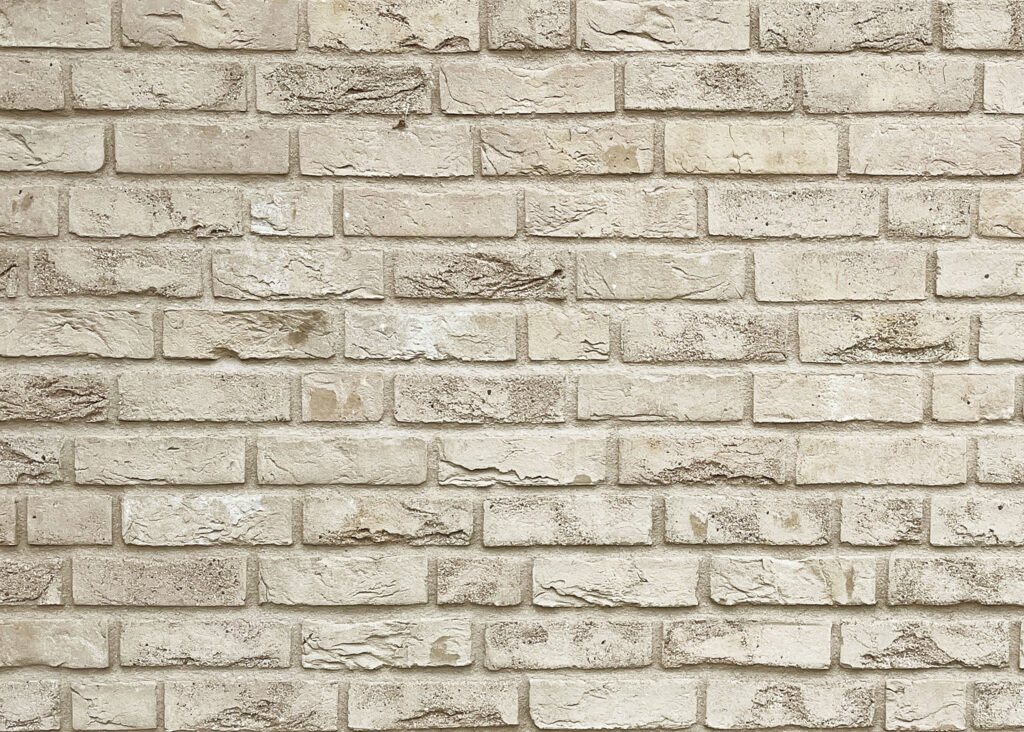 Detail divoké vazby cihel